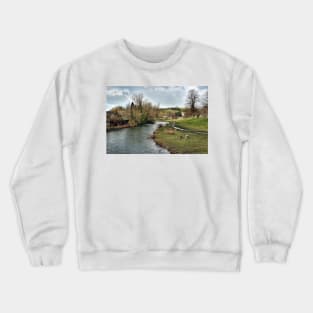 River Wye at Bakewell Crewneck Sweatshirt